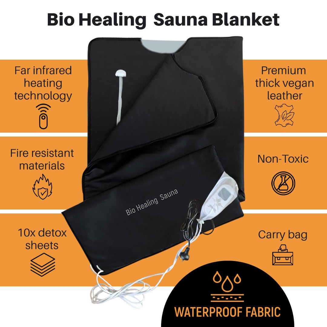 Britney Infrared Sauna Blanket Deep Heat Home Spa Black