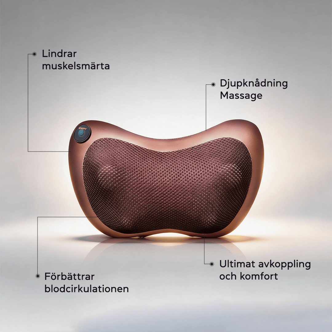 Rael Massage Pillow Tension Relief Deep Kneading Compact