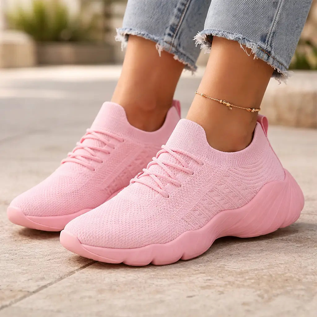 Zeinab Orthopedic Sneakers Soft Steps, Joint Relief, Knit