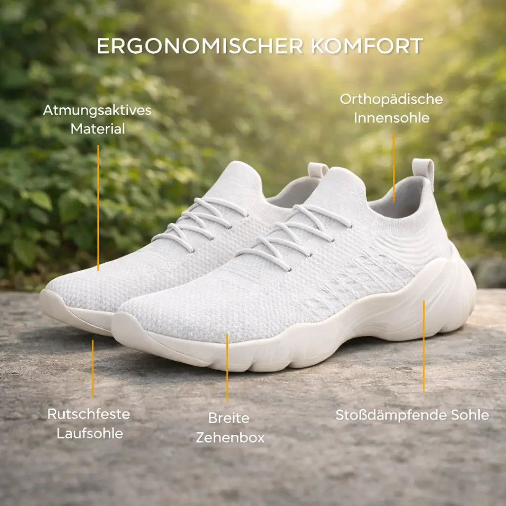 Zeinab Orthopedic Sneakers Soft Steps, Joint Relief, Knit