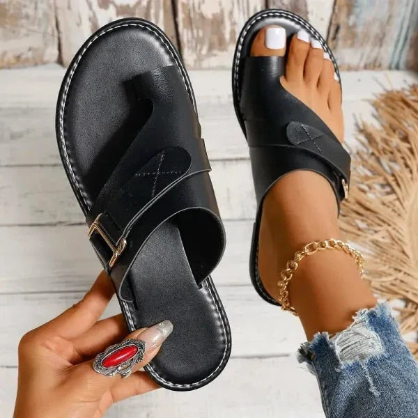 Kisha Orthopedic Sandals Bunion Relief, Arch Support, Leather