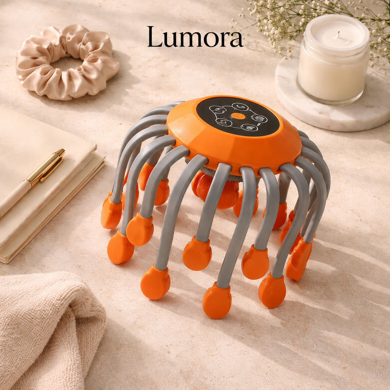 Antoinette Head Massager Calm, Relief, Red Light