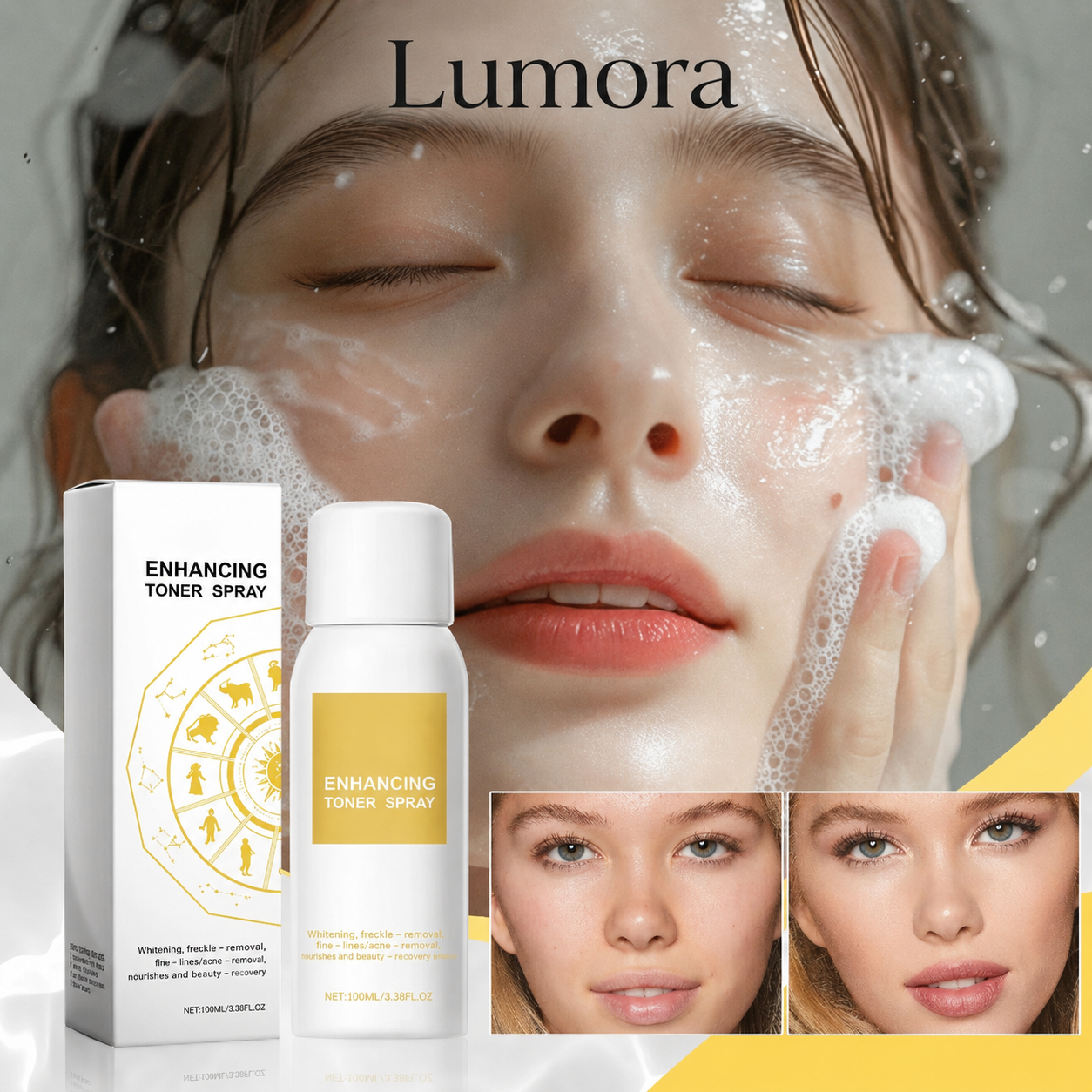 Penelope Facial Toner Spray Glow Boost, Deep Hydration, Fine Mist