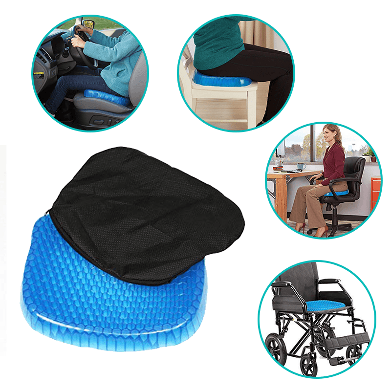 Karylle Jelly Seat Cushion Cool Comfort, Pressure Relief, Honeycomb