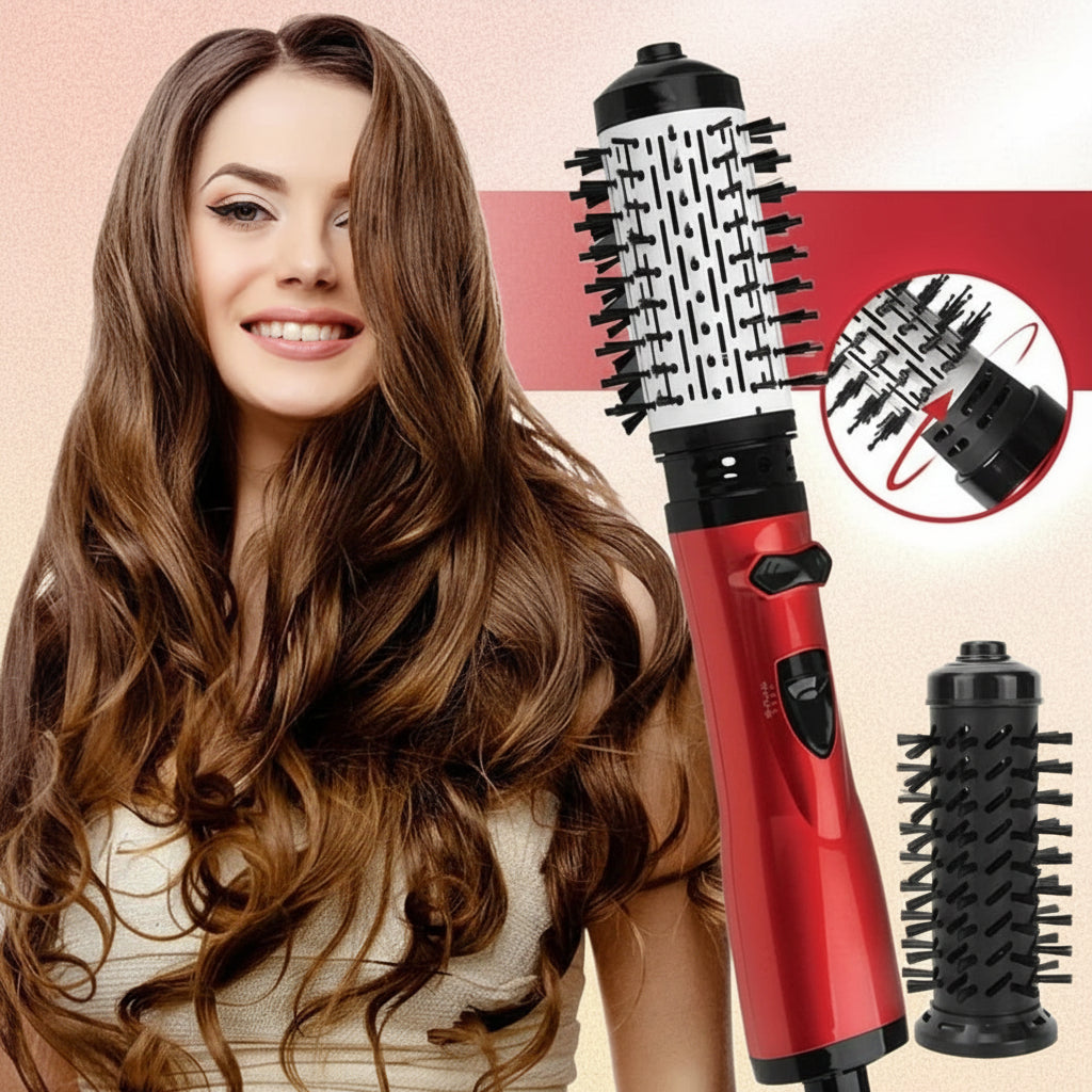 Aurelia Rotating Hot Air Brush Smooth Blowouts, Shine, 3-in-1