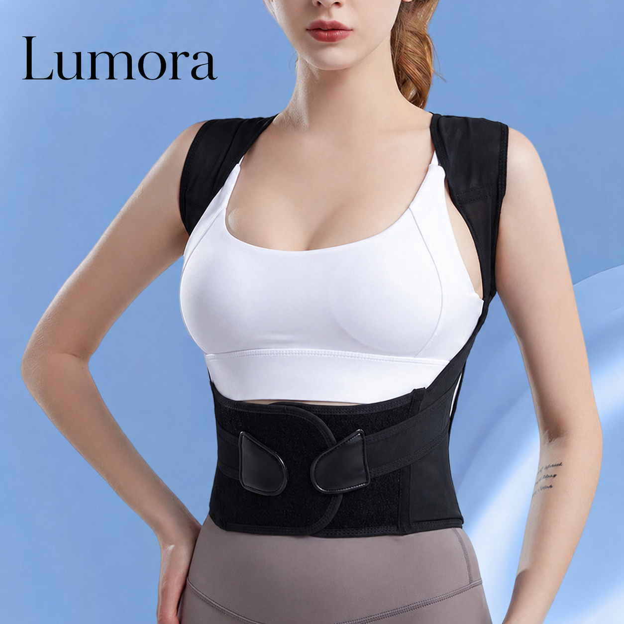 Madeline Posture Corrector Back Support, Alignment, Adjustable Fit