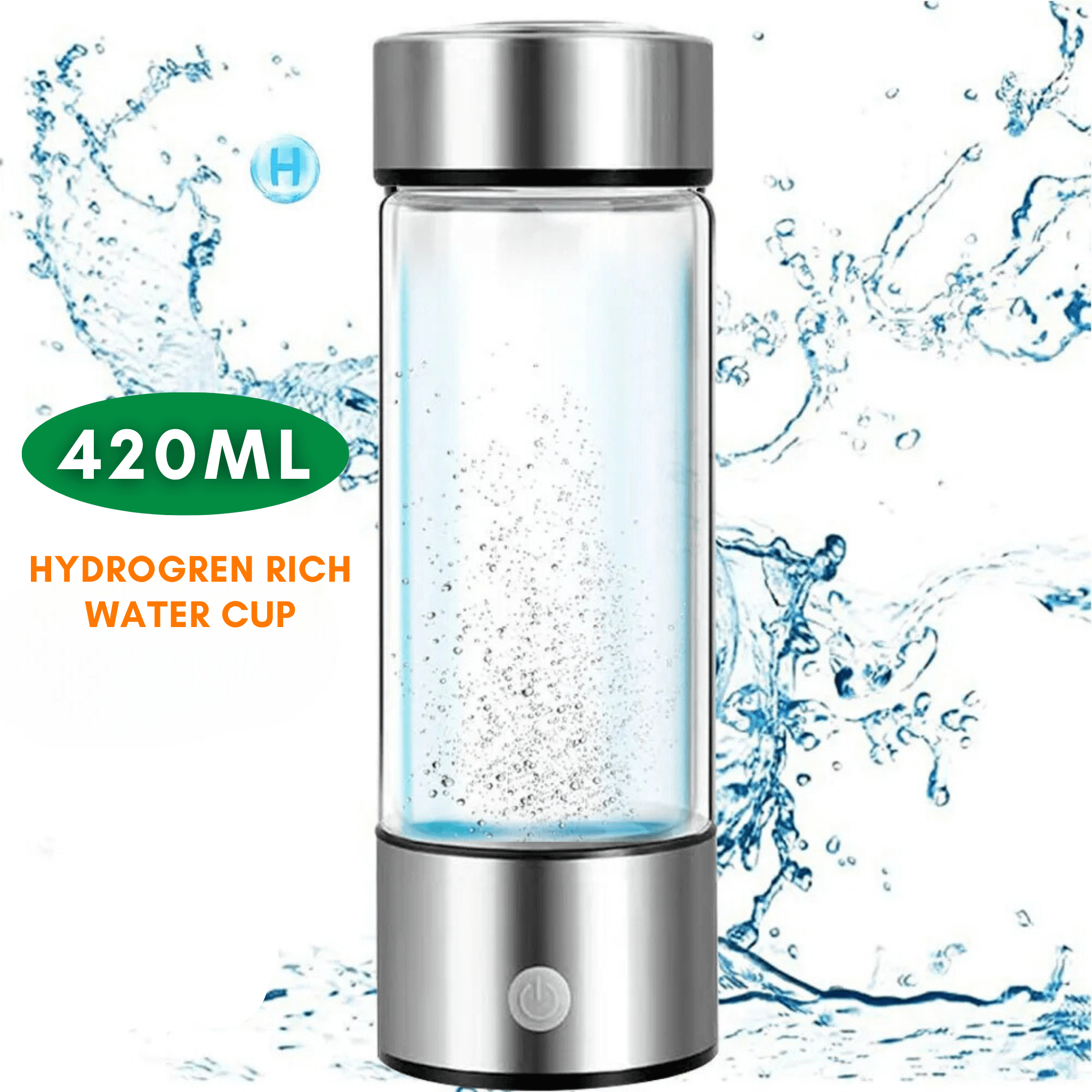 Elena Hydrogen Water Bottle Energy Focus USB