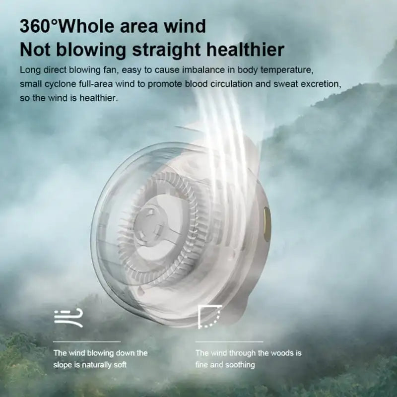 Gazini Waist Fan Hands Free Cooling, Quiet, USB