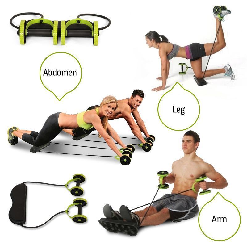 Ysha Power Roll Ab Trainer Core Tone Adjustable Resistance