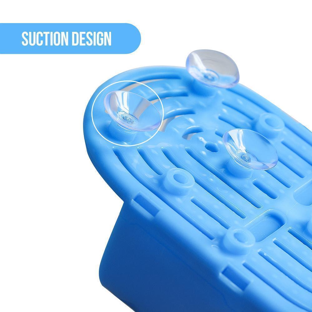 Dara Foot Scrubber Smooth Heels, Easy Shower Spa, Suction Mat