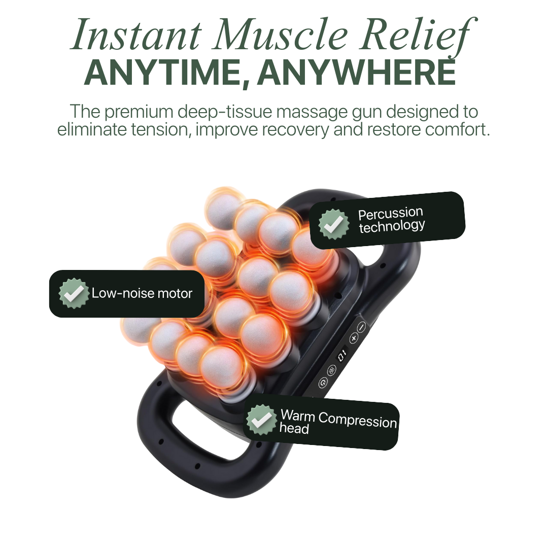 Carmina PulseOne Heated Neck Massager Gentle Relief Daily Comfort