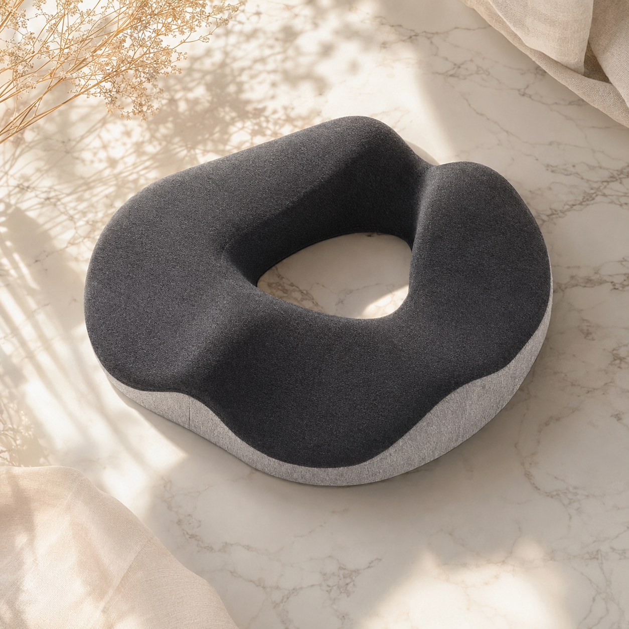 Cassiopea Donut Seat Cushion Relief, Posture, Memory Foam