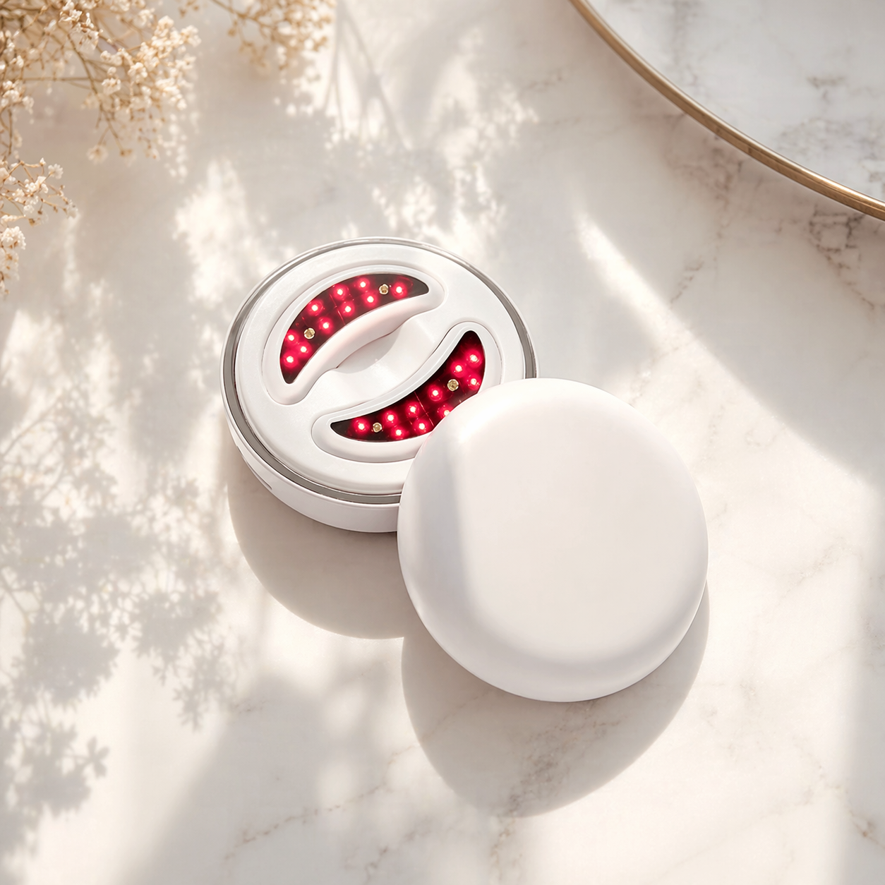 Krisha Red Light Eye Therapy Depuffing Smoothing Microcurrent