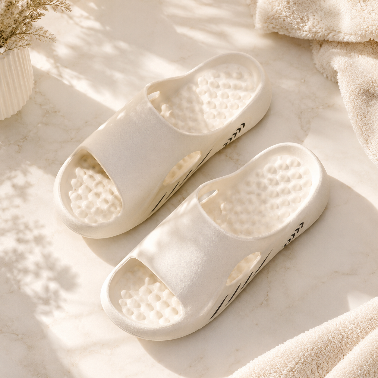 Sazchna Orthopedic Slippers Soft Steps, Arch Comfort, Slip On