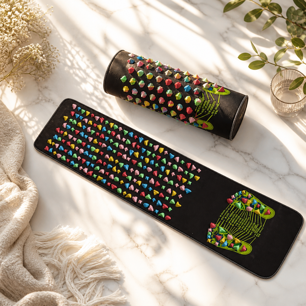 Larie Acupressure Massage Mat For Relief Relaxation Daily