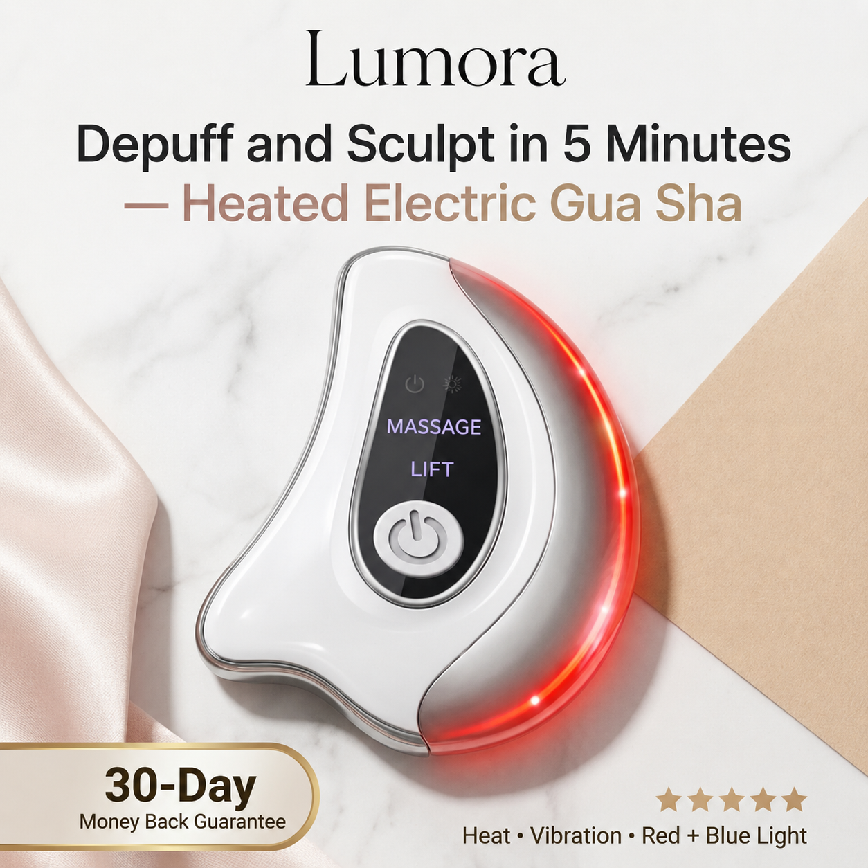 Nikisha Heated LED Gua Sha Massager