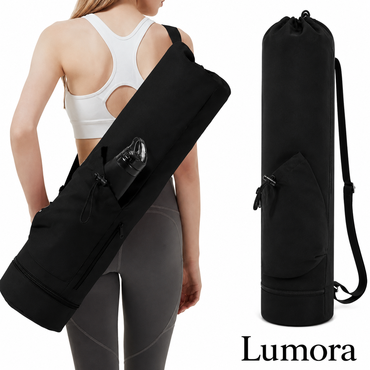 Vina Yoga Mat Bag Carry Organize Store Breathable Pockets