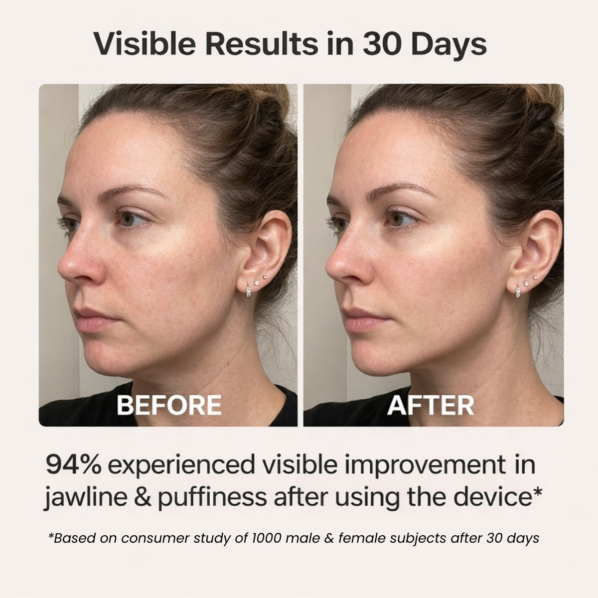 Aicelyn EMS Light Therapy Face Massager Puffiness Jawline Lift