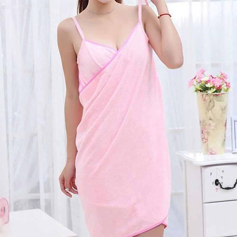 Trixie Bath Towel Wrap Hands Free, Quick Dry, Soft Microfiber