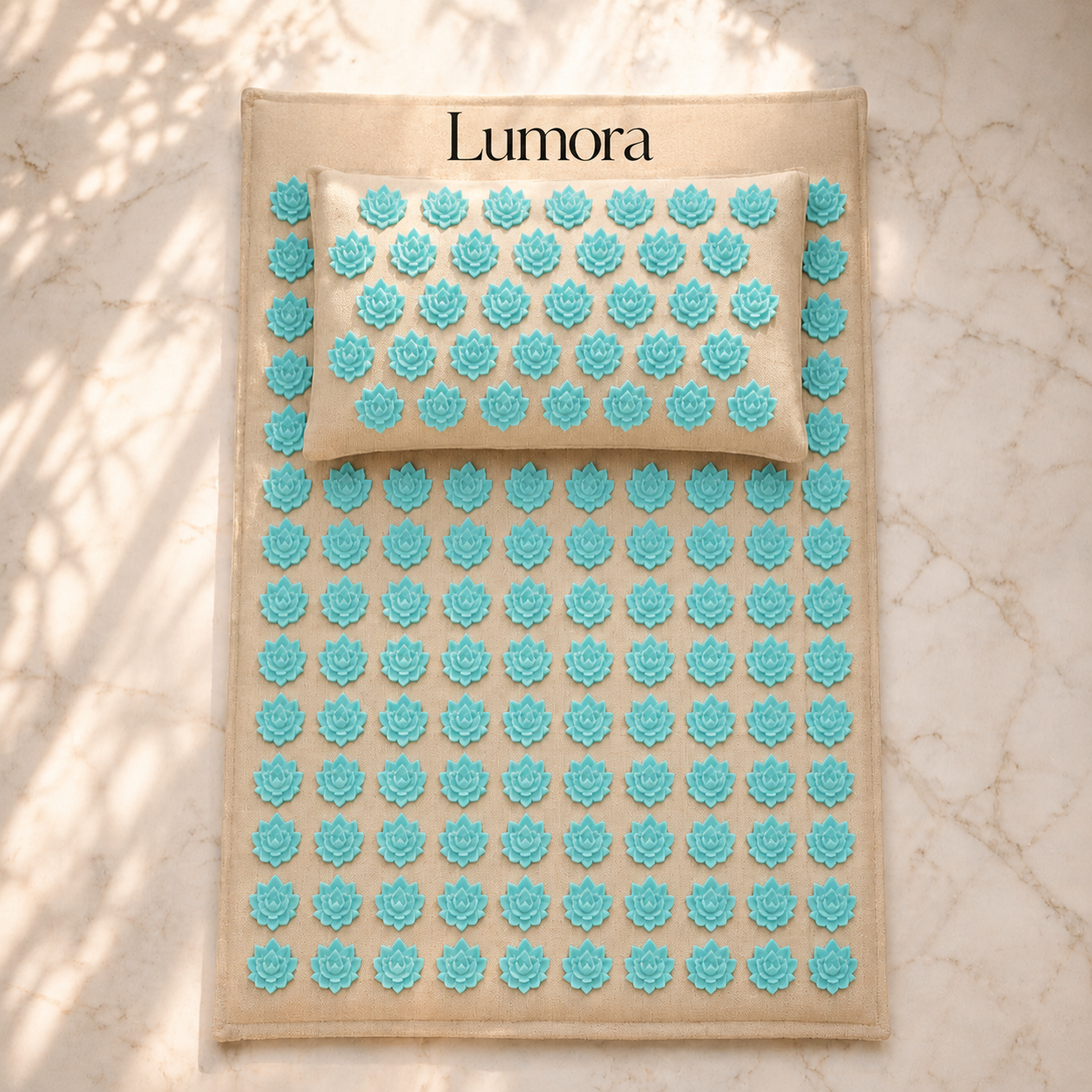 Fritzy Acupressure Mat Stress Relief Pillow Set