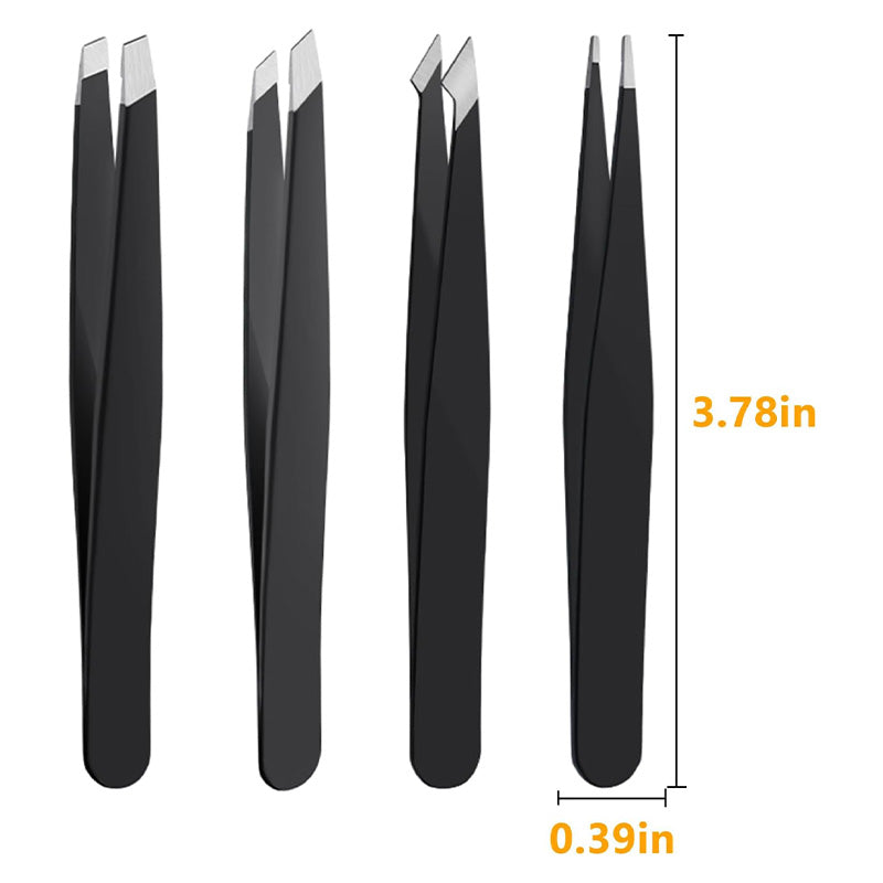 Gerbette Fine Tip Tweezers Precise, Smooth, Stainless