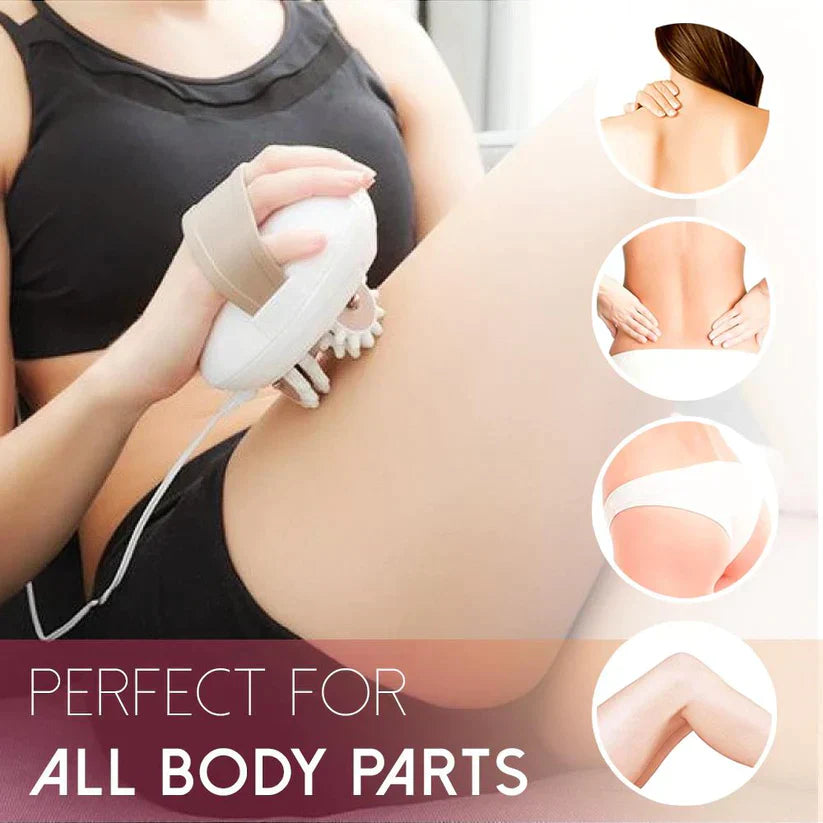 Polly Body Massager Firm Feel, Smooth Look, 3 Wheels