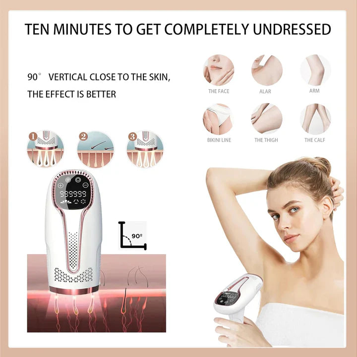 Viviane IPL Hair Remover Smooth Skin Fast 5 Level Device