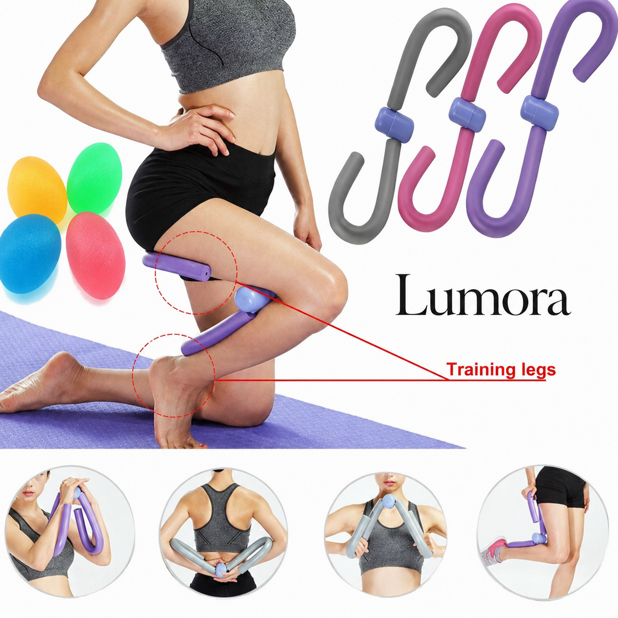 Faye Leg Exerciser Tone Strengthen Sculpt Compact Trainer