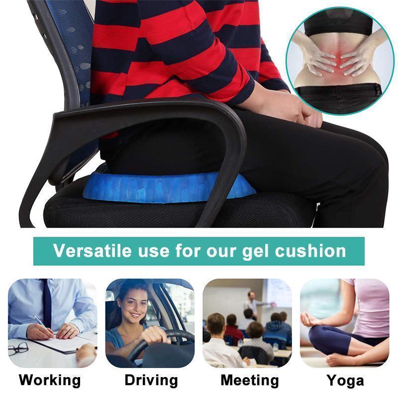 Karylle Jelly Seat Cushion Cool Comfort, Pressure Relief, Honeycomb