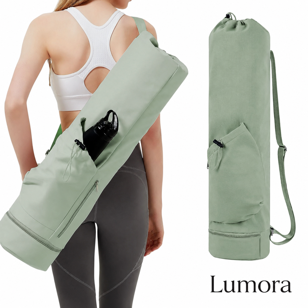 Vina Yoga Mat Bag Carry Organize Store Breathable Pockets