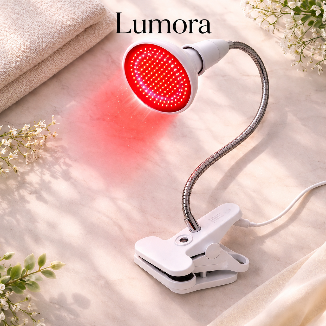 Karina Red Light Desk Lamp