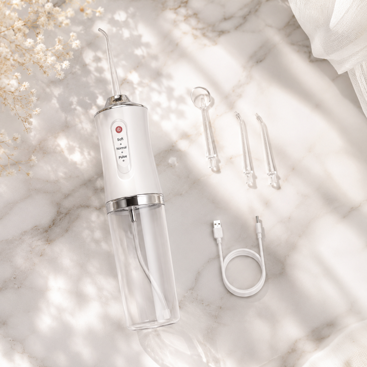 Julienne Water Flosser Deep Clean, Gum Care, USB C
