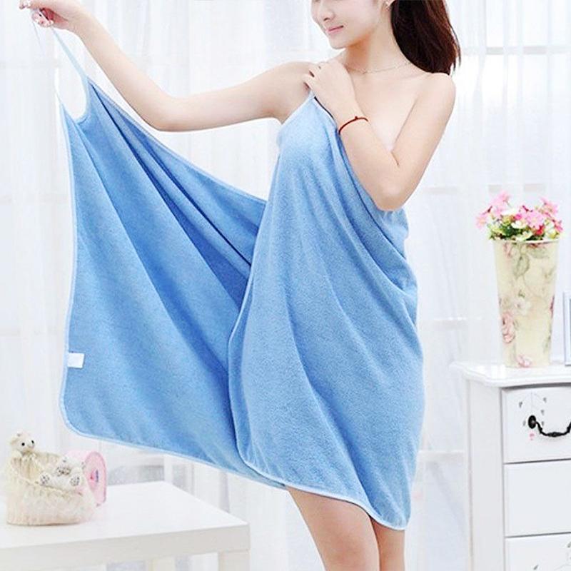 Trixie Bath Towel Wrap Hands Free, Quick Dry, Soft Microfiber