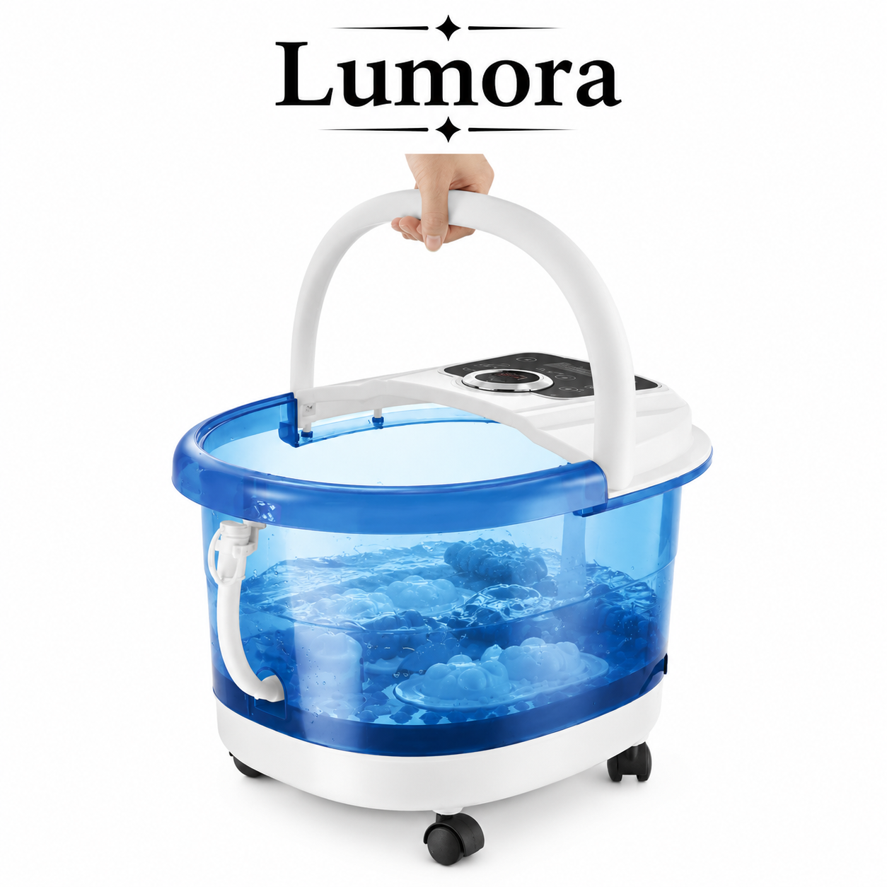 Kierra SoleTherm Foot Spa Deep Relief, Warm Ease, Bubble Heat