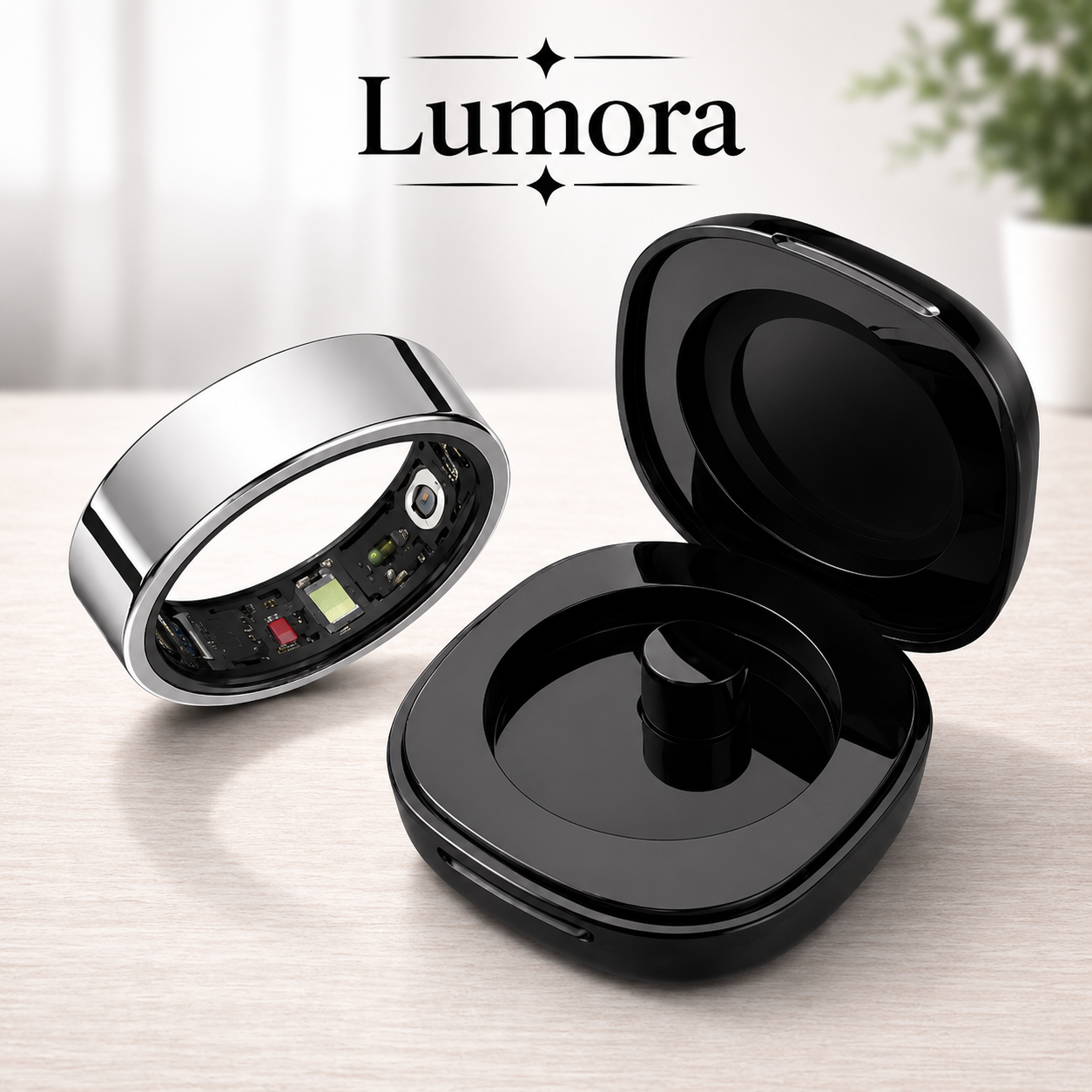 Kristine Smart Ring Wellness Tracking, Sleep Insight, Gesture Control