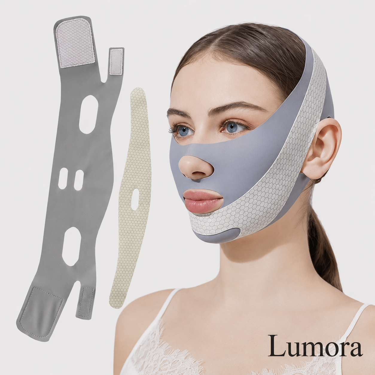 Kaori V Face Mask Lifted Look, Firmer Feel, Breathable Fit