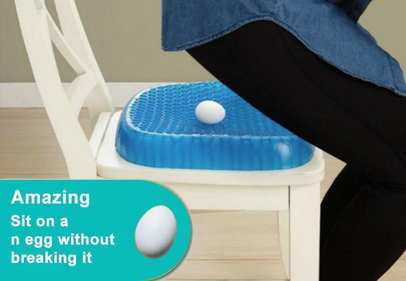 Karylle Jelly Seat Cushion Cool Comfort, Pressure Relief, Honeycomb