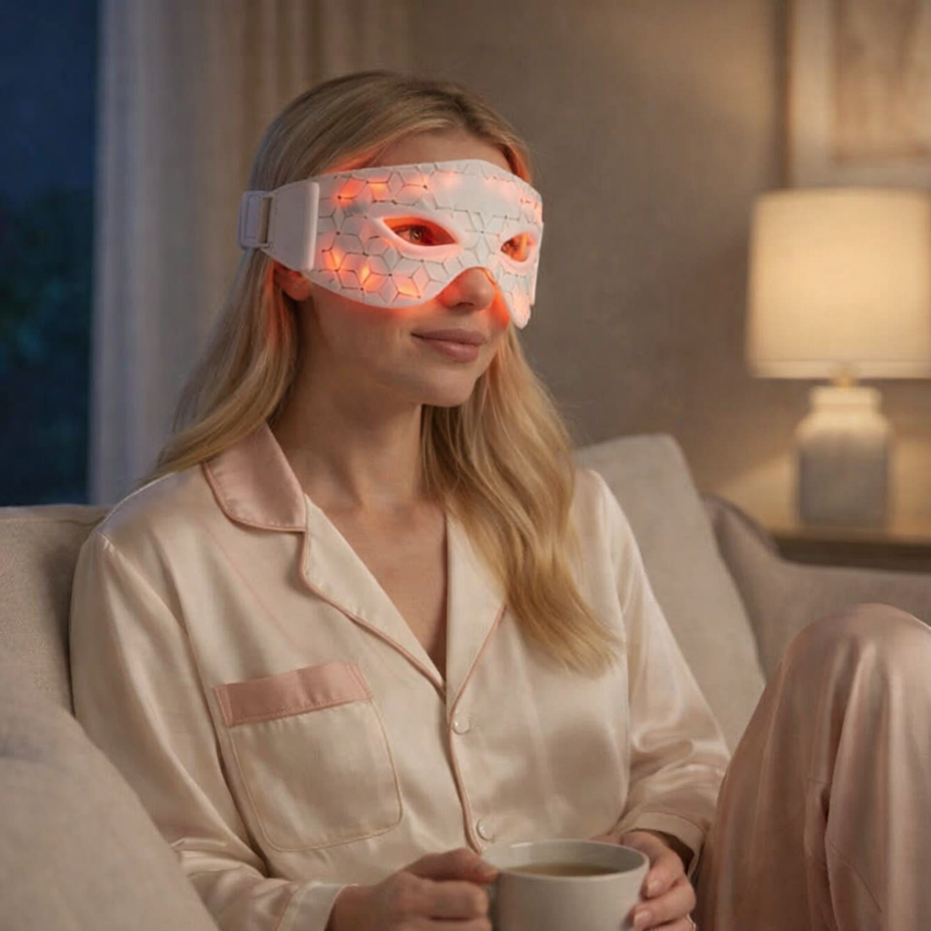 LED Red Light Eye Mask