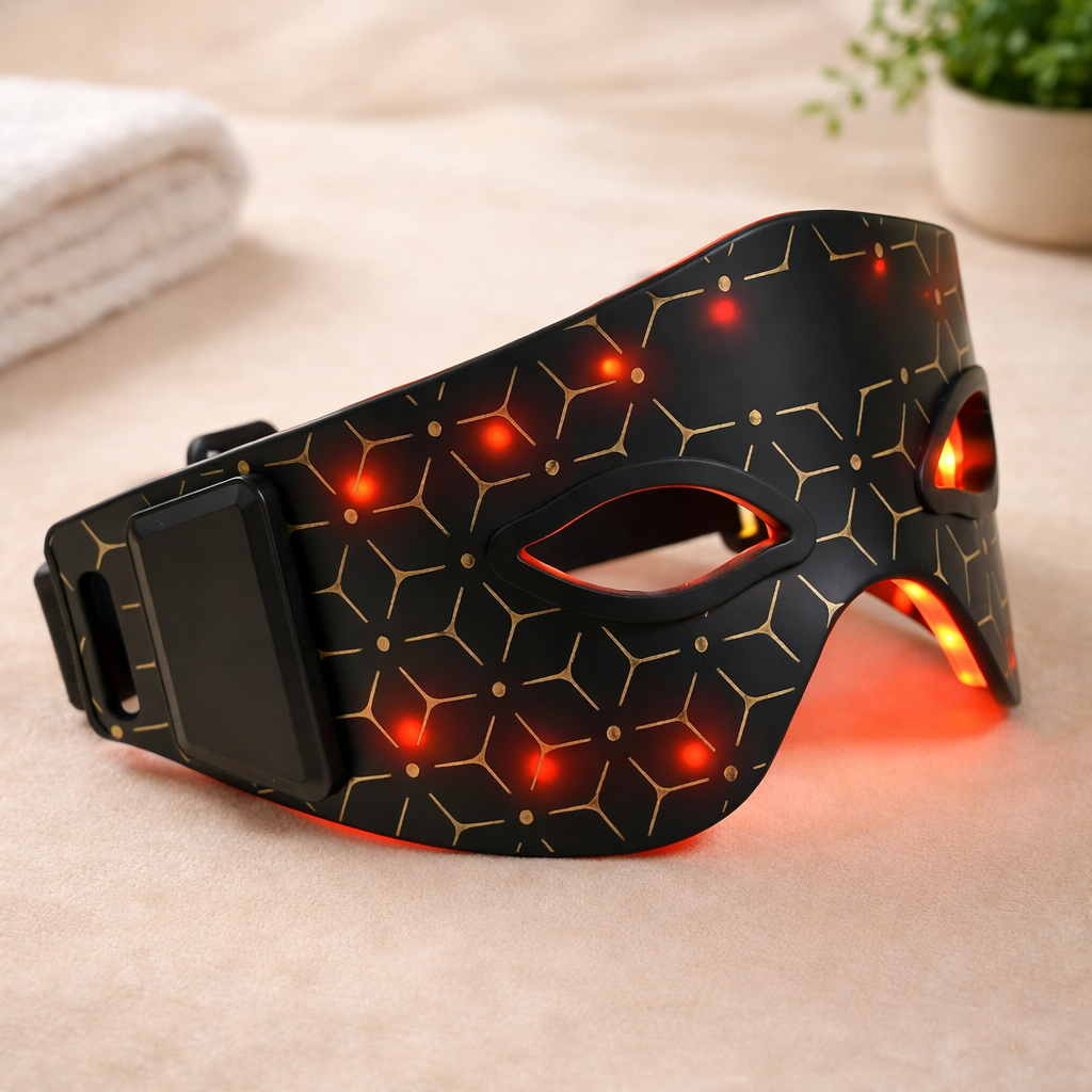 LED Red Light Eye Mask