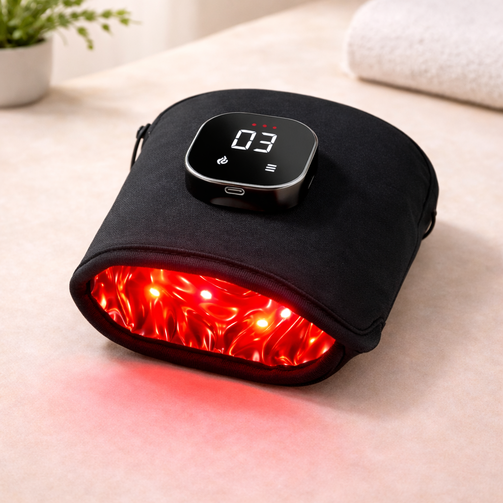 Red Lighting Heating Gloves