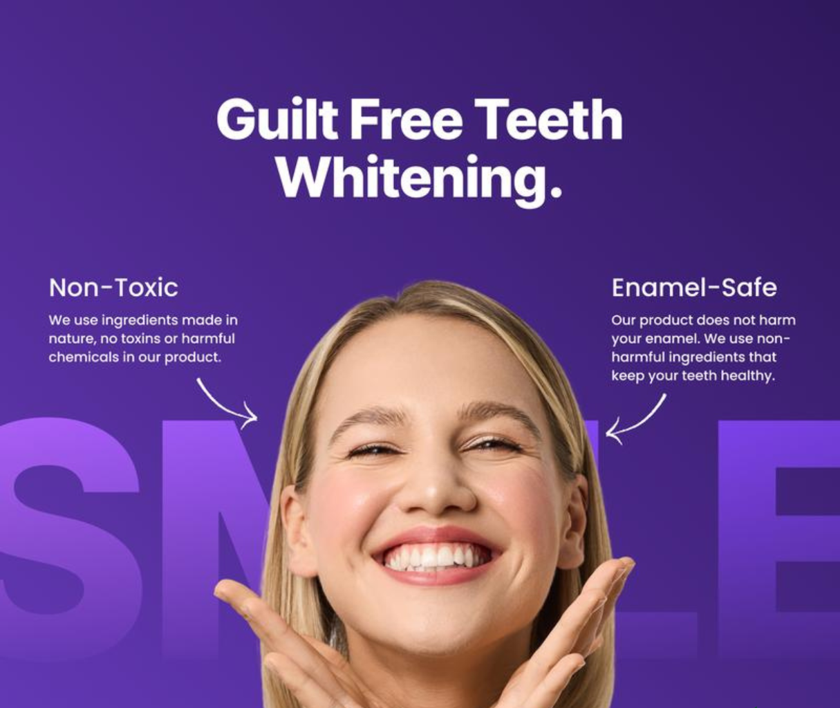 Aesha Whitening Strips Gentle Brightening, No Sensitivity