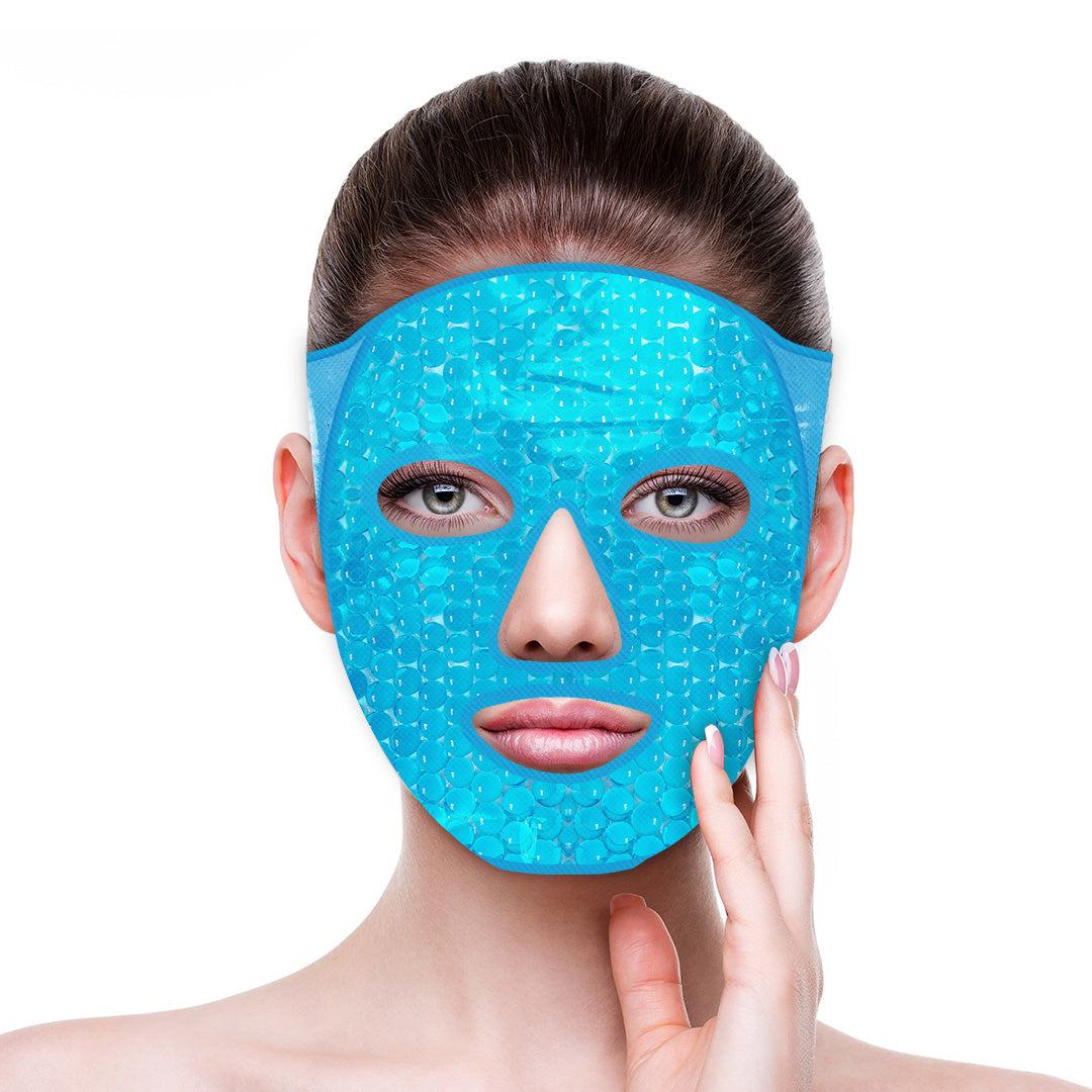 Jannet Gel Bead Face Mask Cooling, Depuffing, Reusable