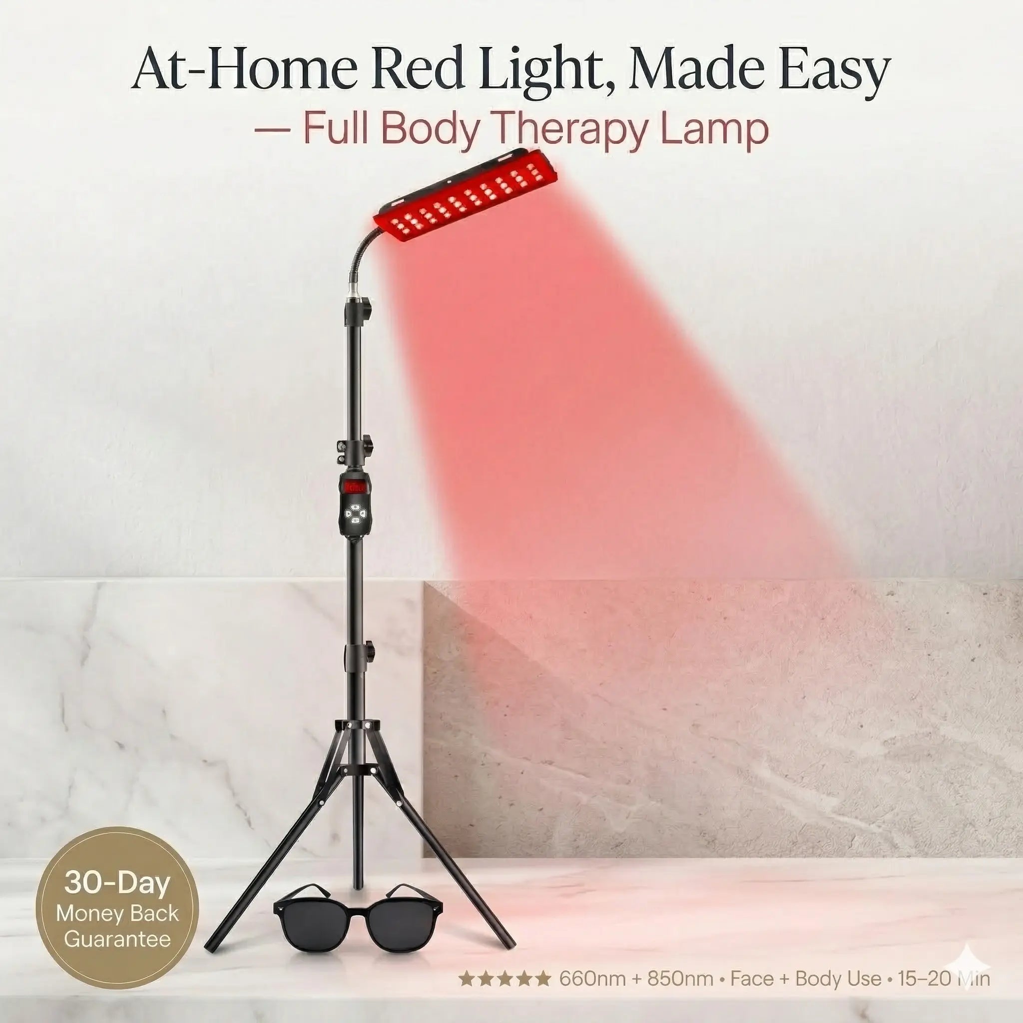 Sabrina Red Light Therapy Lamp