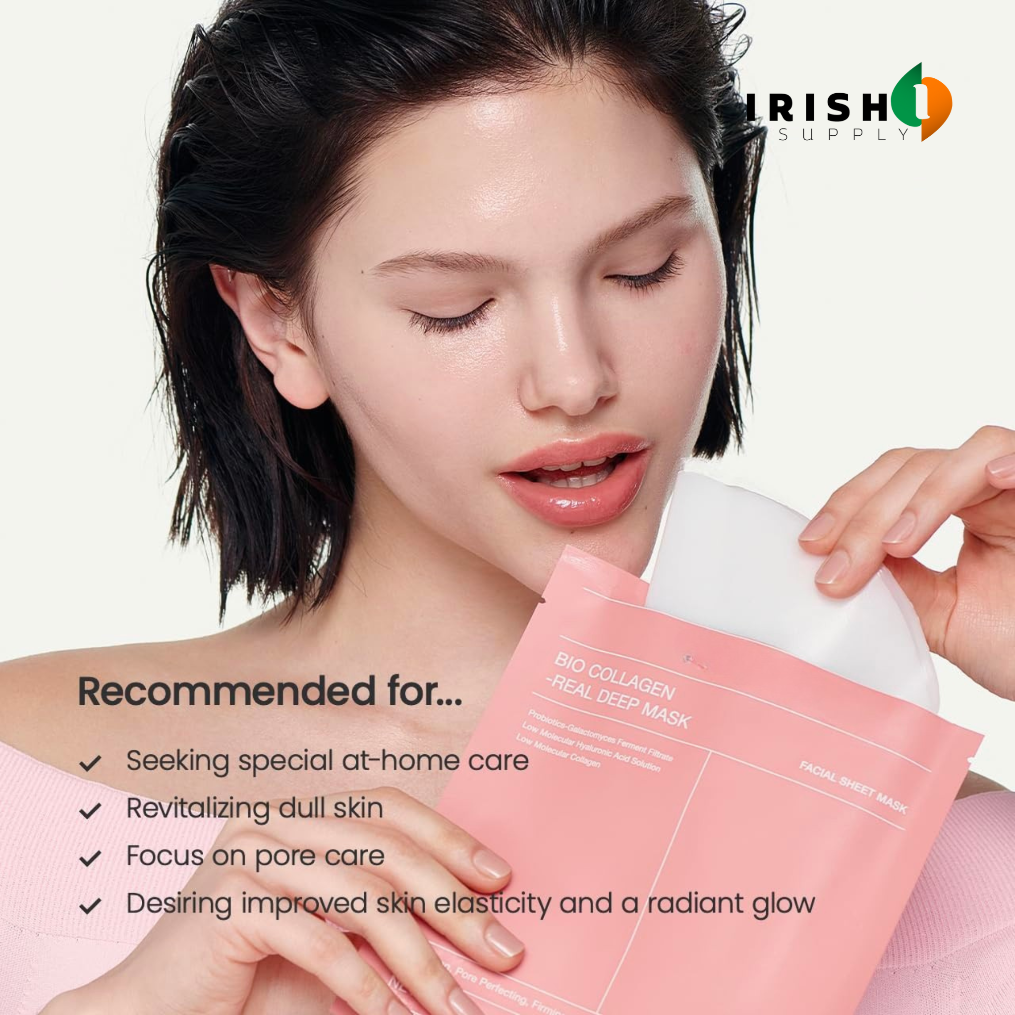 Vera Hydrogel Collagen Mask Overnight Glow Sensitive Skin