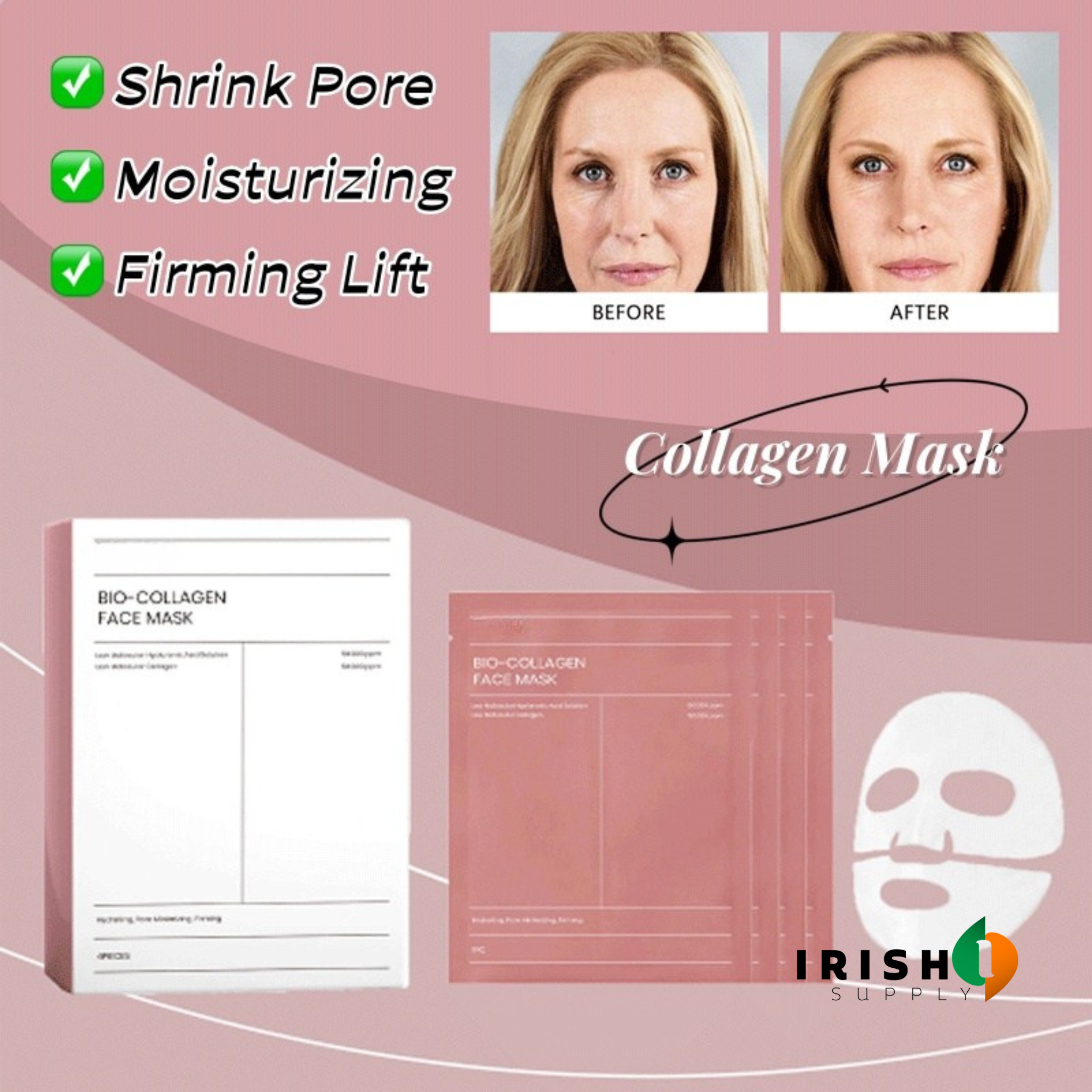 Vera Hydrogel Collagen Mask Overnight Glow Sensitive Skin