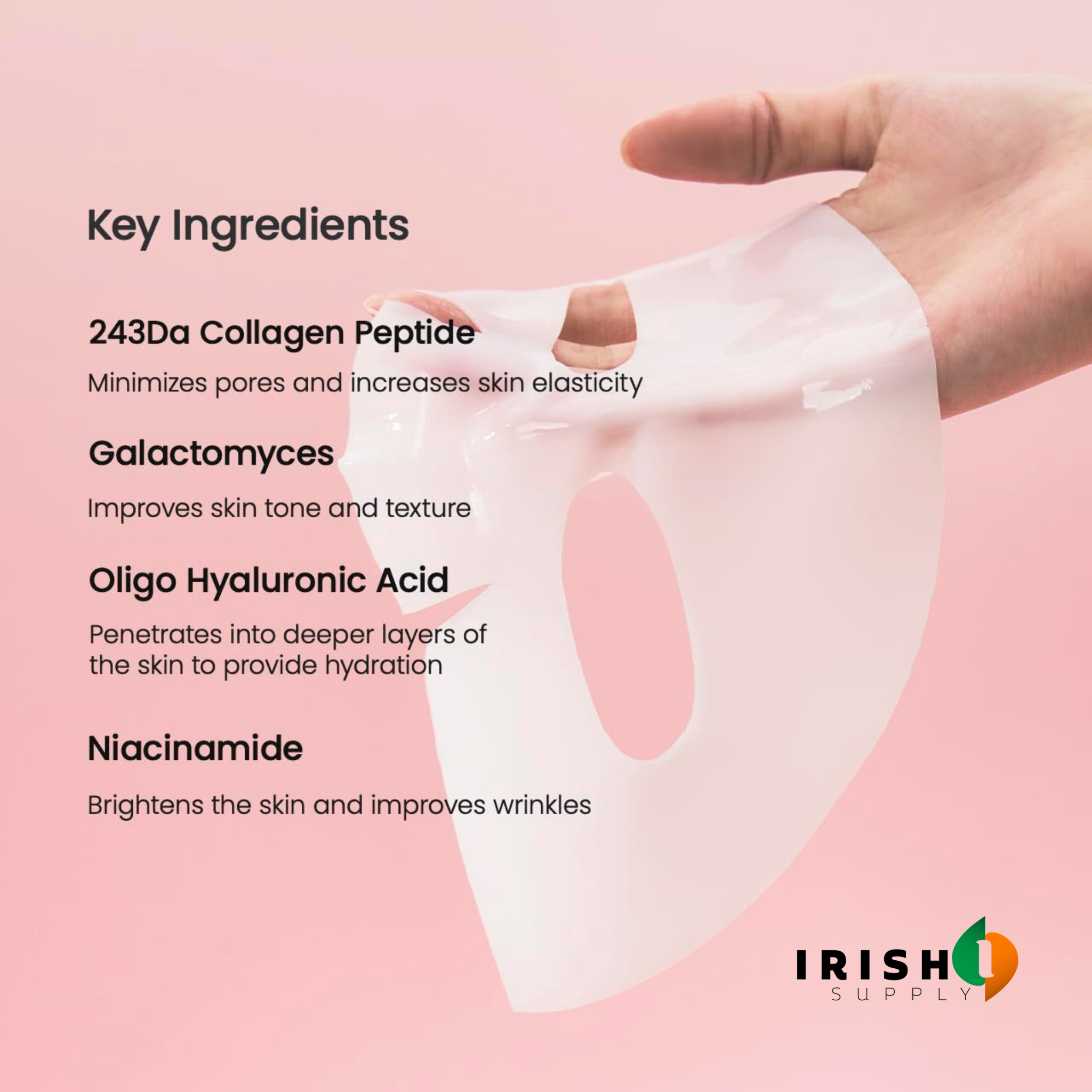 Vera Hydrogel Collagen Mask Overnight Glow Sensitive Skin