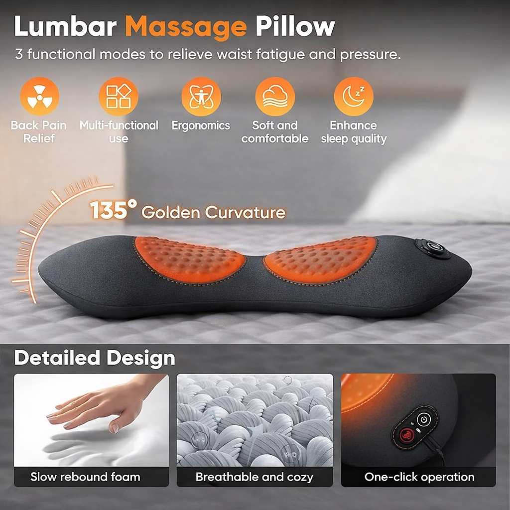 Lumora Back Relief Pillow