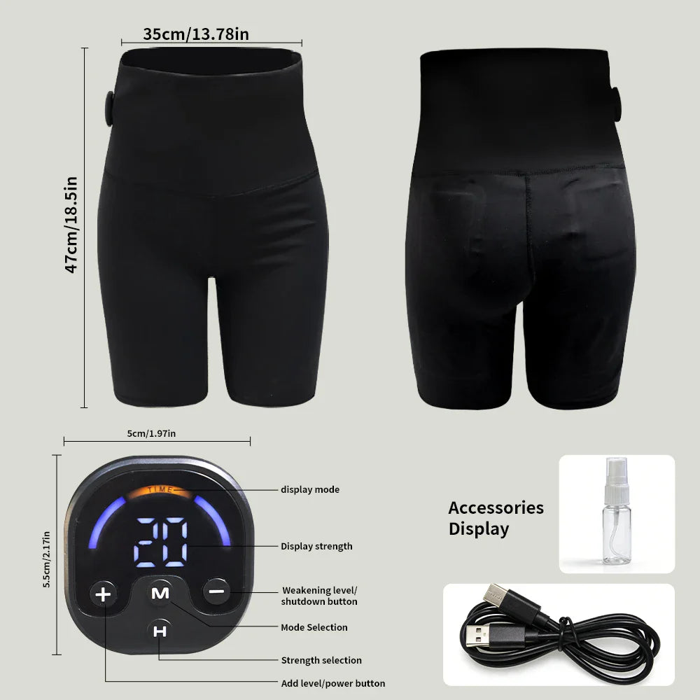 Auda EMS Sculpting Shorts Glute Support Rechargeable