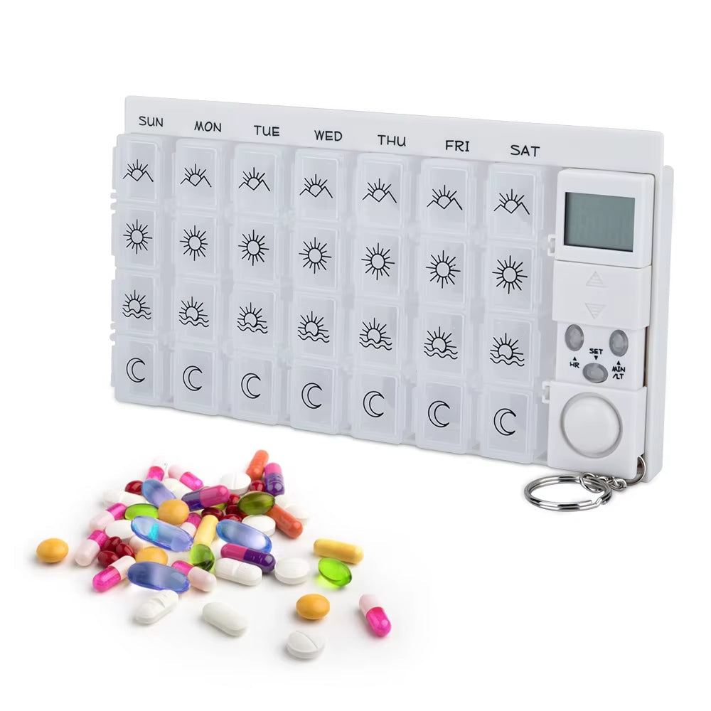 Kristal Pill Organizer Daily Reminders, Calm Routine, Alarm