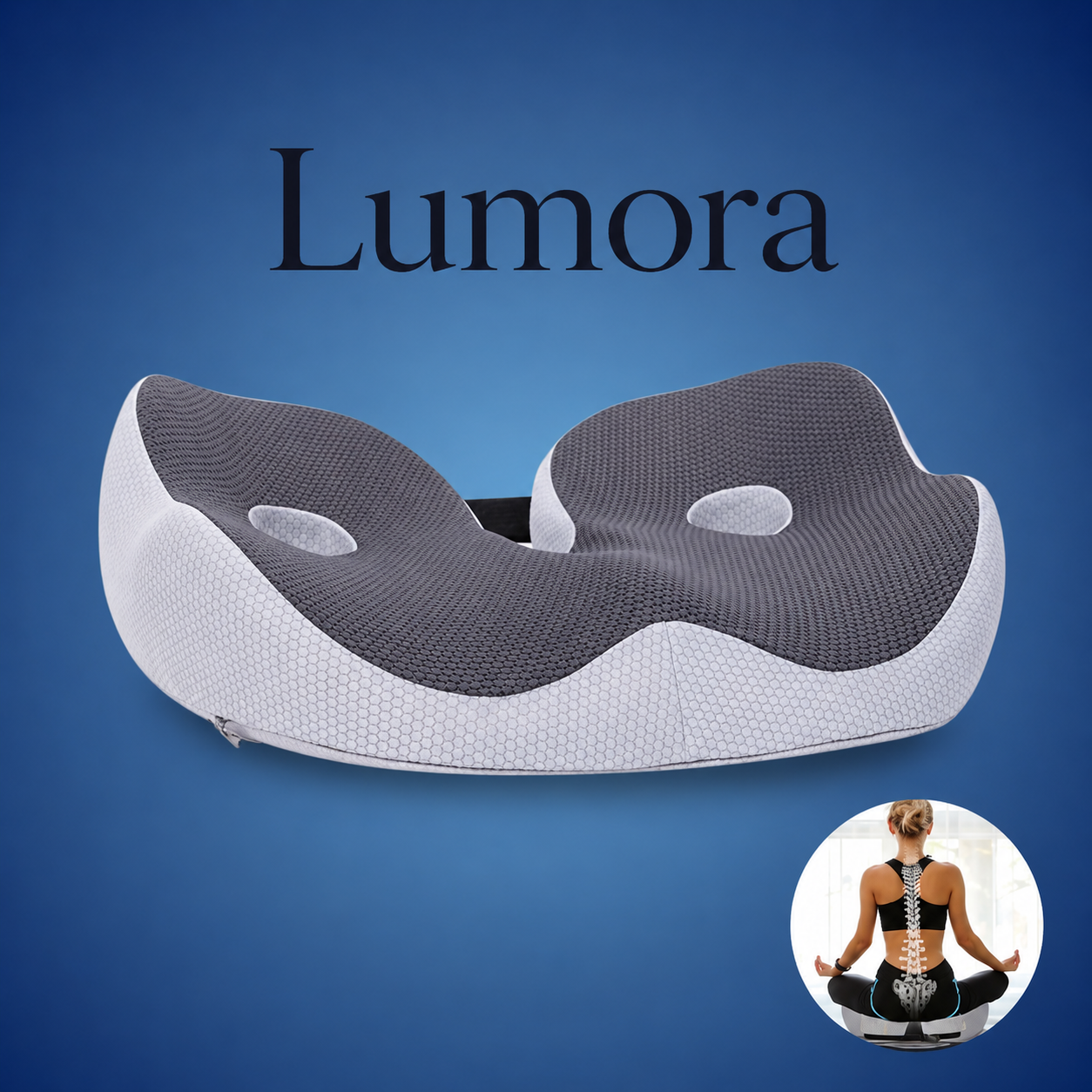 Vien Memory Foam Seat Cushion Tailbone Relief, Posture, Portable